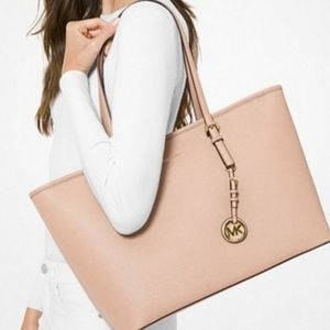 Pink Gold Detail Michael Kors Shoulder Bag Tote Bag